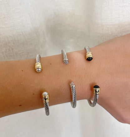 Silver Twist Bracelet